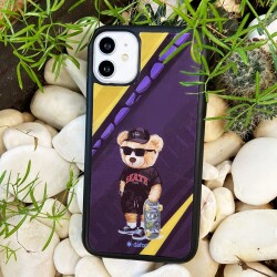 Dafoni Art iPhone 15 Pro Skate Bear Kılıf - 2