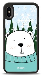Dafoni Art iPhone X Snow Bear Kılıf - 1