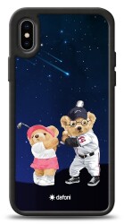 Dafoni Art iPhone X Sporty Couple Teddy Kılıf - 1