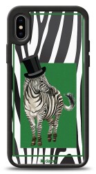 Dafoni Art iPhone X Zebra Pattern Kılıf - 1