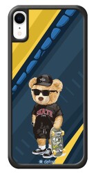 Dafoni Art iPhone XR Skate Bear Kılıf - 1