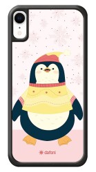 Dafoni Art iPhone XR Smiling Penguin Kılıf - Dafoni