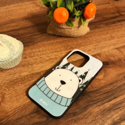 Dafoni Art iPhone XR Snow Bear Kılıf - 3