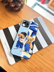Dafoni Art iPhone XR Summer Couple Teddy Kılıf - 2