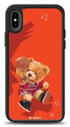 Dafoni Art iPhone XS Max Basketball Bear Kılıf - Dafoni