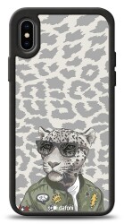 Dafoni Art iPhone XS Max Wild Zebra Kılıf - Dafoni
