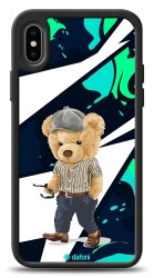 Dafoni Art iPhone XS Thoughtful Teddy Bear Kılıf - Dafoni