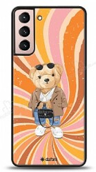 Dafoni Art Samsung Galaxy S21 Plus Bear Effect Kılıf - Dafoni