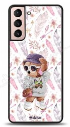 Dafoni Art Samsung Galaxy S21 Plus Pretty Teddy Kılıf - Dafoni