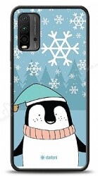 Dafoni Art Xiaomi Redmi Note 9 4G Cold Penguin Kılıf - Dafoni