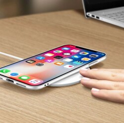 LIKGUS iPhone 7 Plus / 8 Plus Beyaz Silikon Kenarlı Cam Kılıf - 8