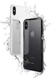 LIKGUS iPhone 7 Plus / 8 Plus Beyaz Silikon Kenarlı Cam Kılıf - 11