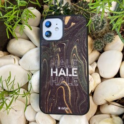Dafoni Glossy iPhone 11 Pro Max Kişiye Özel Simli Yeşil Mermer Kılıf - 4