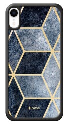 Dafoni Glossy iPhone XR Simli Mavi Prizma Kılıf - 1