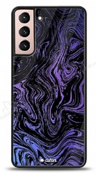 Dafoni Glossy Samsung Galaxy S21 Plus Purple Radiant Kılıf - Dafoni