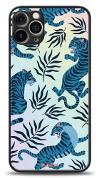 Dafoni Hologram iPhone 12 Pro 6.1 inç Blue Tiger Kılıf - 1