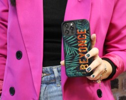 Dafoni Hologram iPhone 12 Pro Max 6.7 inç Kişiye Özel Tropikal Kılıf - 4