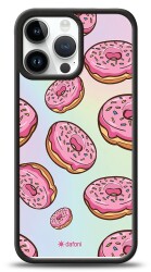 Dafoni Hologram iPhone 13 Pro Max Pembe Donut Kılıf - 1
