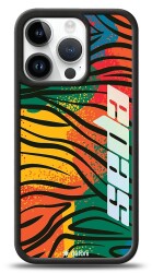 Dafoni Hologram iPhone 14 Pro Kişiye Özel Tropical Color Kılıf - Dafoni
