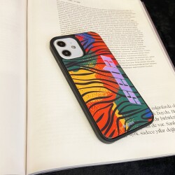 Dafoni Hologram iPhone 15 Plus Kişiye Özel Tropical Color Kılıf - 3