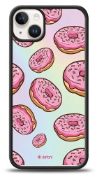 Dafoni Hologram iPhone 15 Plus Pembe Donut Kılıf - 1