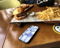 Dafoni Hologram iPhone 15 Pro Beyaz Mermer Desenli Kılıf - 3