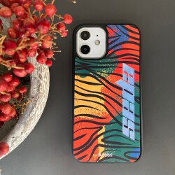 Dafoni Hologram iPhone 15 Pro Max Kişiye Özel Tropical Color Kılıf - 3