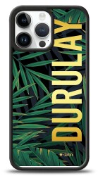 Dafoni Hologram iPhone 15 Pro Max Kişiye Özel Tropikal Kılıf - 1