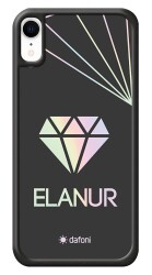 Dafoni Hologram iPhone XR Kişiye Özel isimli Diamond Kılıf - 1