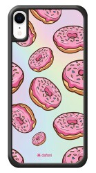 Dafoni Hologram iPhone XR Pembe Donut Kılıf - 1