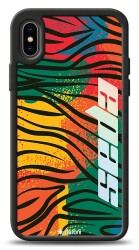 Dafoni Hologram iPhone XS Max Kişiye Özel Tropical Color Kılıf - 1