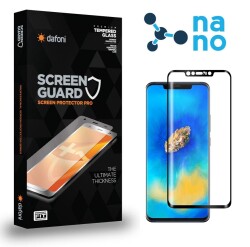 Dafoni Huawei Mate 20 Pro Curve Nano Premium Siyah Ekran Koruyucu - Dafoni