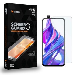 Dafoni Huawei P Smart Pro 2019 Tempered Glass Premium Cam Ekran Koruyucu - Dafoni