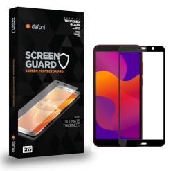 Dafoni Huawei Y5p Tempered Glass Premium Full Cam Ekran Koruyucu - Dafoni