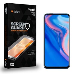 Dafoni Huawei Y9 Prime 2019 Tempered Glass Premium Cam Ekran Koruyucu - Dafoni