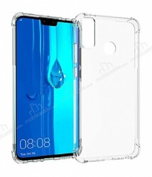 Dafoni Hummer Huawei Y5p Ultra Koruma Silikon Kenarlı Şeffaf Kılıf - Dafoni