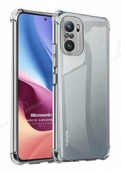 Dafoni Hummer Xiaomi Redmi K40 / Poco F3 Ultra Koruma Silikon Kenarlı Şeffaf Kılıf - Dafoni