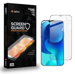 Dafoni iPhone 12 Pro Max 6.7 inç Tempered Glass Premium Full Cam Ekran Koruyucu - Dafoni