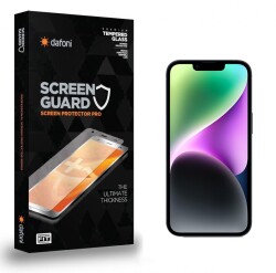 Dafoni iPhone 14 Tempered Glass Premium Cam Ekran Koruyucu - Dafoni