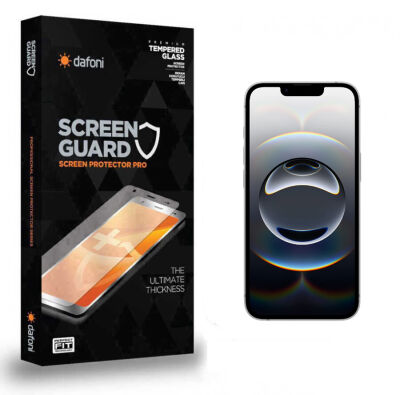 Dafoni iPhone 16e Tempered Glass Premium Cam Ekran Koruyucu - Dafoni