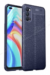 Dafoni Liquid Shield Oppo Reno4 Ultra Koruma Lacivert Kılıf - Dafoni