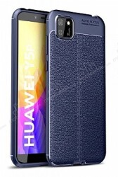 Dafoni Liquid Shield Premium Huawei Y5p Lacivert Silikon Kılıf - Dafoni