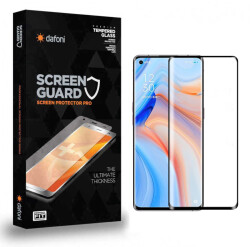 Dafoni Oppo Reno 4 Pro Tempered Glass Premium Full Cam Ekran Koruyucu - Dafoni