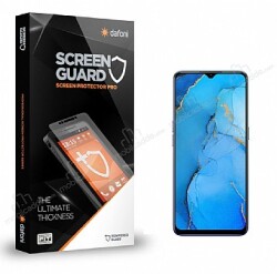 Dafoni Oppo Reno3 Tempered Glass Premium Cam Ekran Koruyucu - Dafoni