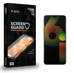 Dafoni Realme 6i Tempered Glass Premium Cam Ekran Koruyucu - Dafoni
