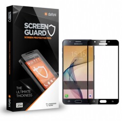 Dafoni Samsung Galaxy J7 Prime / J7 Prime 2 Siyah Full Cam Ekran Koruyucu - Dafoni