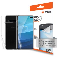 Dafoni Samsung Galaxy S10 Plus Ön + Arka Darbe Emici Curve Ekran Koruyucu Film - Dafoni