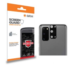 Dafoni Samsung Galaxy S20 3D Cam Kamera Koruyucu - Dafoni