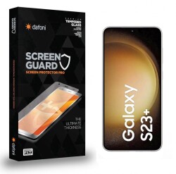 Dafoni Samsung Galaxy S23 Plus Tempered Glass Premium Cam Ekran Koruyucu - Dafoni