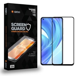 Dafoni Xiaomi Mi 11 Lite Tempered Glass Premium Full Cam Ekran Koruyucu - Dafoni